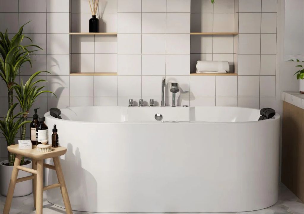 Whirlpool Tub With Shower Relaxation Meets Practicality